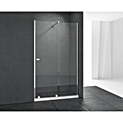Mampara de ducha esquinera Kristie (L x An x Al: 70 x 120 x 195 cm, Vidrio  transparente, 6 mm, Cromo)