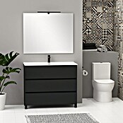 Artysan Conjunto de mueble de baño Neeko (Ancho: 100 cm, Negro, 3 pzs.) | BAUHAUS