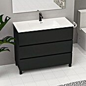 Artysan Conjunto de mueble de baño Neeko (Ancho: 100 cm, Negro, 3 pzs.) | BAUHAUS