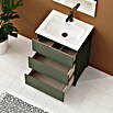 Artysan Conjunto de mueble de baño Neeko (Ancho: 60 cm, Verde musgo, 3 pzs.) | BAUHAUS