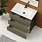 Artysan Conjunto de mueble de baño Neeko (Ancho: 90 cm, Verde musgo, 3 pzs.) | BAUHAUS