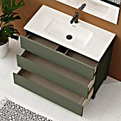 Artysan Conjunto de mueble de baño Neeko (Ancho: 100 cm, Verde musgo, 3 pzs.) | BAUHAUS
