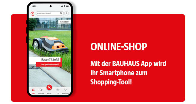 BAUHAUS App Feature: Online-Shop