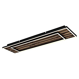 Globo Plafón LED Wood (36 W, L x An x Al: 80 x 20 x 6 cm, Marrón, Blanco cálido)
