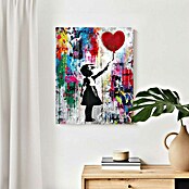 Reinders Holzbild (Concrete Balloon Girl, B x H: 40 x 50 cm) | BAUHAUS