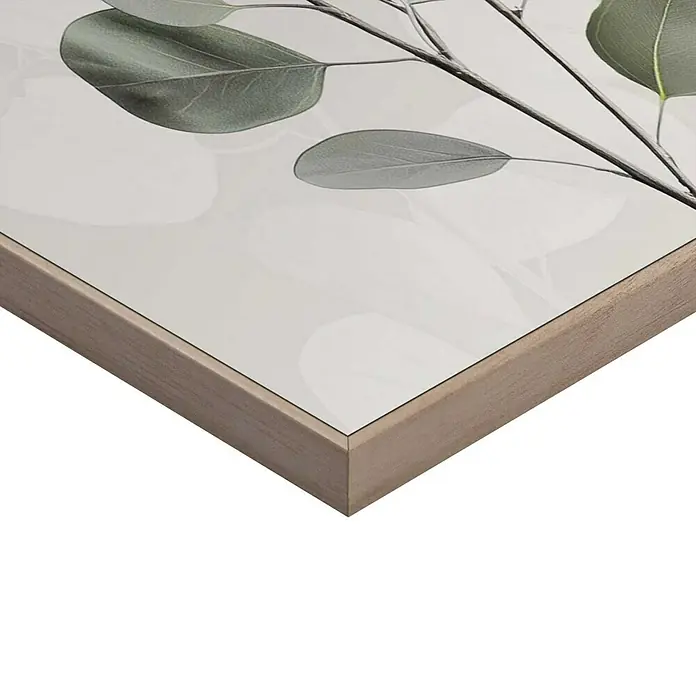 Reinders Bild Slim Frame - Eucalyptus Still, B x H: 20 x 30 cm - Nahaufnahme eines gerahmten Kunstwerks mit botanischem Motiv, das Eleganz und natürliche Schönheit vereint.