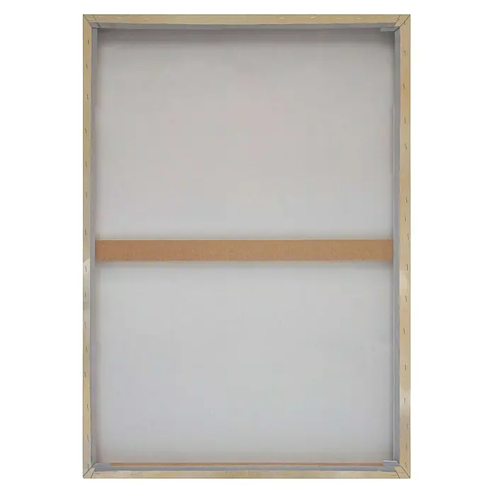 Reinders Leinwandbild - Moon Cranes, B x H: 50 x 70 cm - Rückseite einer Leinwand auf einem Holzrahmen, ideal für Künstlerbedarf und kreative Projekte.