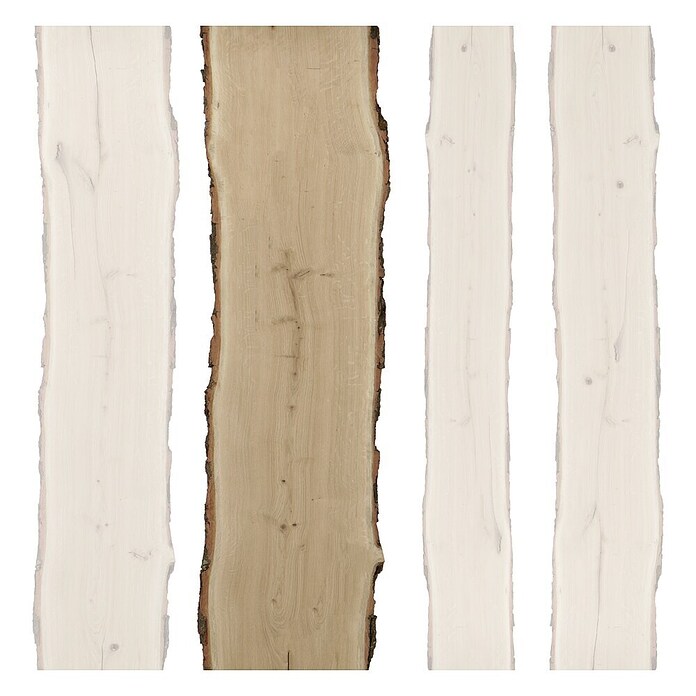Ploh  (Hrast, Razpon širine deske: 36 cm - 40 cm, 200 x 2,6 cm) | 4563 - Blockware | GADL - Kreativholz | GAD - Regale | GA - Leimholz / Regale | G - Holz/Bauelem | BAUHAUS
