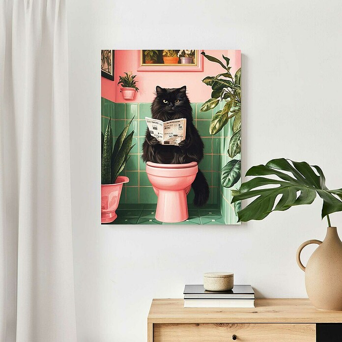Reinders Holzbild (Cat Break, B x H: 40 x 50 cm) | BAUHAUS