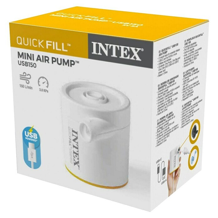 Ručna pumpa za zrak Quickfill USB150  (Snaga filtriranja: 150 l/min) | BAUHAUS