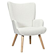 Home Deco Factory Sillón Rhea (L x An x Al: 75 x 68 x 96 cm, Blanco, Textil rizado) | BAUHAUS