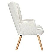 Home Deco Factory Sillón Rhea (L x An x Al: 75 x 68 x 96 cm, Blanco, Textil rizado) | BAUHAUS
