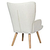 Home Deco Factory Sillón Rhea (L x An x Al: 75 x 68 x 96 cm, Blanco, Textil rizado) | BAUHAUS