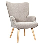 Home Deco Factory Sillón Rhea (L x An x Al: 75 x 68 x 96 cm, Taupe, Textil rizado) | BAUHAUS