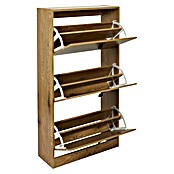 Home Deco Factory Zapatero (L x An x Al: 24 x 63 x 117 cm, Marrón, Número de compartimentos: 3 ud.) | BAUHAUS