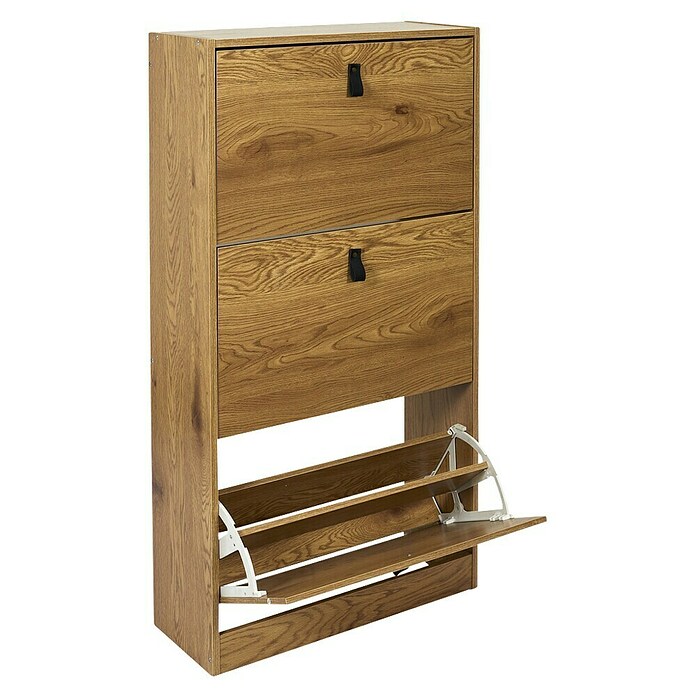 Home Deco Factory Zapatero (L x An x Al: 24 x 63 x 117 cm, Marrón, Número de compartimentos: 3 ud.) | BAUHAUS