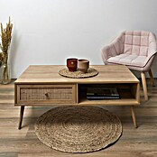 Home Deco Factory Bali Conjunto mueble de salón (3 pzs., Marrón, Con ratán trenzado) | BAUHAUS