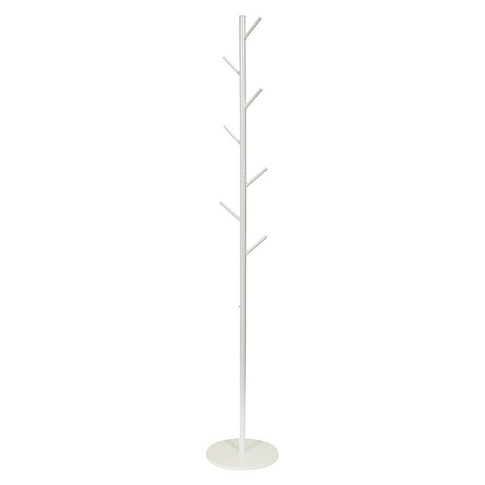 Home Deco Factory Loka Perchero de pie (Ø x Al: 27 x 173 cm, Número de ganchos: 6 ud., Blanco) | BAUHAUS