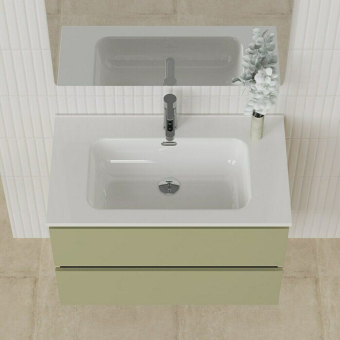 Artysan Conjunto de mueble de baño Funk (Ancho: 90 cm, Nature/Verde, 3 pzs.) | BAUHAUS