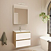Artysan Armario con espejo LED Loft (An x Al: 60 x 80 cm, Blanco, Con iluminación, Número de puertas: 1 ud.) | BAUHAUS