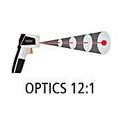 Laserliner Infraroodthermometer ThermoSpot Laser (Meetbereik: -38 °C tot +365 °C, 8-punts lasercirkel) | BAUHAUS