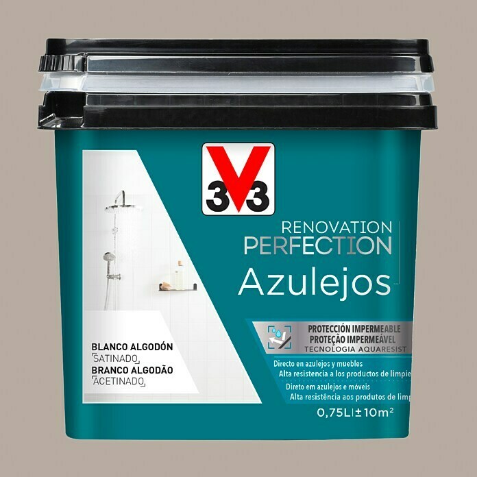 V33 Esmalte para azulejos Renovation Perfection (Topo, 750 ml, Satinado)