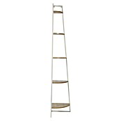 Home Deco Factory Estantería esquinera (An x Al: 34 x 180 cm, Número de baldas: 5 ud., Blanco/Beige) | BAUHAUS