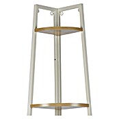 Home Deco Factory Estantería esquinera (An x Al: 34 x 180 cm, Número de baldas: 5 ud., Blanco/Beige) | BAUHAUS