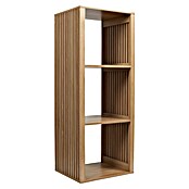 Home Deco Factory Klaus Estantería de madera (L x An x Al: 32 x 38,5 x 99 cm, Marrón, Diseño acanalado) | BAUHAUS