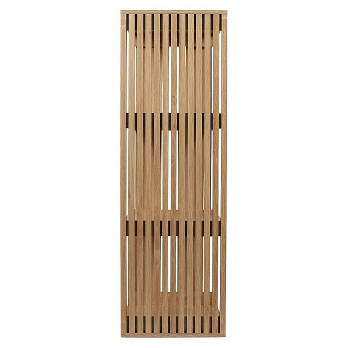 Home Deco Factory Klaus Estantería de madera (L x An x Al: 32 x 38,5 x 99 cm, Marrón, Diseño acanalado) | BAUHAUS