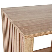 Home Deco Factory Klaus Estantería de madera (L x An x Al: 32 x 38,5 x 99 cm, Marrón, Diseño acanalado) | BAUHAUS