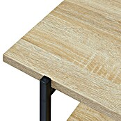 Home Deco Factory Loka Mueble para TV (L x An x Al: 35 x 115 x 45 cm, Negro/Marrón, Metal/MDF) | BAUHAUS