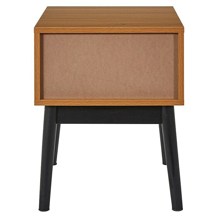 Home Deco Factory Felix Cómoda con mesitas (3 pzs., Marrón/Negro, Acabado en espiga) | BAUHAUS