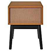 Home Deco Factory Felix Cómoda con mesitas (3 pzs., Marrón/Negro, Acabado en espiga) | BAUHAUS