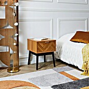 Home Deco Factory Felix Cómoda con mesitas (3 pzs., Marrón/Negro, Acabado en espiga) | BAUHAUS