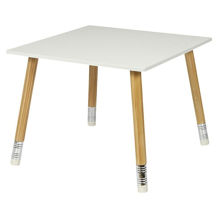 Home Deco Kids Mesa infantil con sillas Lápiz (MDF, Blanco, 3 pzs., Específico para: Niños de 3 a 5 años) | BAUHAUS