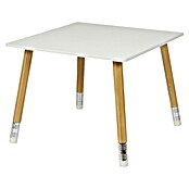 Home Deco Kids Mesa infantil con sillas Lápiz (MDF, Blanco, 3 pzs., Específico para: Niños de 3 a 5 años) | BAUHAUS