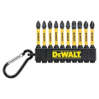 DeWalt Set de puntas Flextorq con mosquetón (10 pzs., PH/PZ)