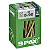 Spax Tornillo universal (Ø x L: 5 x 90 mm, Rosca completa, 30 uds.)