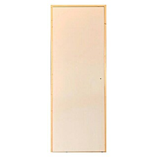 Norma Doors Puerta interior prepintada Lisa (82,5 x 203 cm, Izquierda, Alveolar, Ciega)