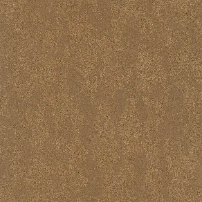 Glööckler Pompöös Provence Vliestapete - Kupfer, Metalloptik, 10,05 x 0,53 m - Eine Nahaufnahme einer strukturierten, bronzefarbenen Oberfläche, die eine elegante und warme Textur für Hintergründe oder Designprojekte bietet.