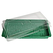 Floraworld Sobni rastlinjak  (Do x Š x V: 57 x 30 x 14 cm, Zelene barve, Tablete brez otekanja) | 7482 - Frühanzucht | IAGG - Gartenartikel | IAG - Außenbereichsausstattung | IA - Gartenhartware | I - Stadtgarten | BAUHAUS