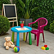 Silla de jardín infantil Arnau (L x An x Al: 36 x 32,5 x 49 cm, Fucsia, Polipropileno, Apilable) | BAUHAUS