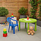 Silla de jardín infantil Arnau (L x An x Al: 36 x 32,5 x 49 cm, Azul, Polipropileno, Apilable) | BAUHAUS