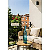 Jarrón de vidrio redondo Rioja (Ø x Al: 15 x 50 cm, Azul)