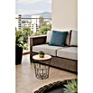 Mesa auxiliar Luke (Ø x Al: 29 x 31 cm, Tablero de fibra de madera de densidad media (MDF), Marrón claro)