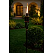 Antorcha para jardín (Altura: 65 cm, Materiales naturales, Negro) | BAUHAUS