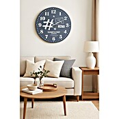 Reloj de pared redondo Elisabeth street (Multicolor, Diámetro: 55 cm)
