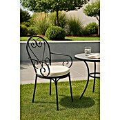 Silla de jardín Selina (Negro, Blanco) | BAUHAUS