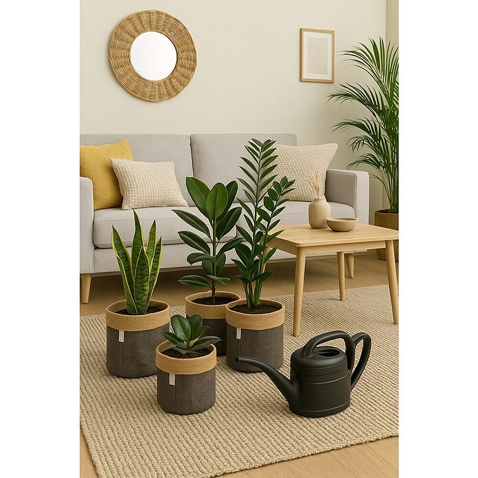 A.H.G. Košara za rastline Arlen  (Zunanje dimenzije (Ø x V): 25 x 25 cm, Plastika) | 8474 - Korbgefässe | IAKA - Gefäße Indoor | IAK - Gefässe,Deko outdoor, Zeitschriften | IA - Gartenhartware | I - Stadtgarten | BAUHAUS